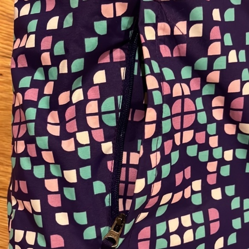 Columbia Youth Horizon Ride hooded Ski jacket in hyper purple print XL - Picture 6 of 15